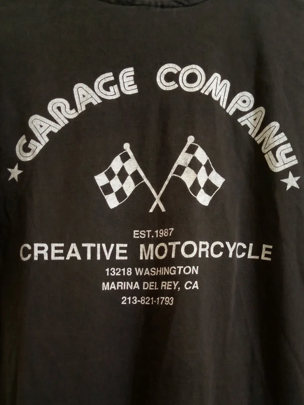 VTG 90s VUC Vincent HRD SoCal VOC Garage Company Motorcycle T-shirt - Picture 9 of 11